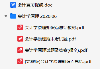 会计学原理复习资料-云库