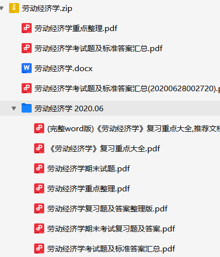 劳动经济学资料合集-云库